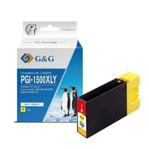 G&G kompatybilny ink / tusz z PGI 1500XL, yellow, NP-C-1500XLY/C, dla Canon MAXIFY MB2050, MB2350 - 2878063009