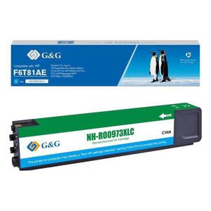 G&G kompatybilny ink / tusz z F6T81AE, cyan, 7000s, NH-R00973XLC, dla HP PageWide Pro 452, Pro 477 - 2878063021