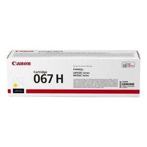 Canon oryginalny toner 067 H Y, yellow, 2350s, 5103C002, high capacity, Canon LBP631Cdw, LBP633Cdw, MF651Cw, MF655Cdw, MF657Cdw, O - 2878063086