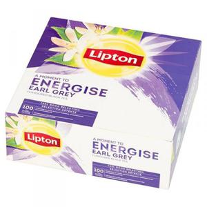 Herbata czarna LIPTON Earl Grey 100 kopert - 2878065261