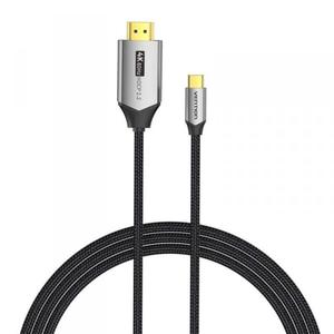 Kabel USB-C do HDMI 2.0 Vention CRBBF 1m, 4K 60Hz (Czarny) - 2878067062