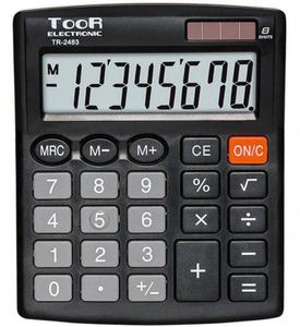 Kalkulator biurowy 8cyfr Toor Electronic TR-2483 120-1954 zasilanie solarne + bateria 126x104x20mm - 2878067502