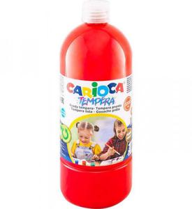 Farba tempera Carioca 40430/10 170-2643 1000ml czerwona - 2878067533