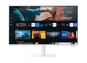 Samsung Monitor 27 cali LS27CM703UUXD VA 3840x2160 UHD 16:9 1xHDMI 2x USB 2.0 1xUSB-C (65W) WiFi/BT 4ms(GTG) goniki paski biay SMART 2 lata d2d - 2878761259