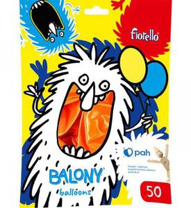 BALONY 12" FIORELLO 170-2657 METALICZNY POMARACZOWY 50SZT - 2878068484