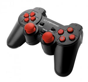 ESPERANZA GAMEPAD PC/PS3/PS2 USB CORSAIR CZARNO-CZERWONY - 2878049575