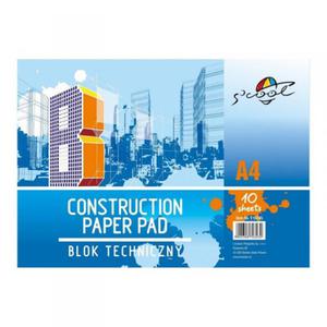BLOK TECHNICZNY A4 S'COOL BIAY 10KART - 2881081560