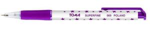 Dugopis automatyczny TOMA SUPERFINE TO-069 8 2 fioletowy 0.5 ob. w gwiazdki - 2878051974