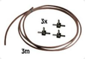 Rurka kroplownika, 3m, 3 mini zczki typu-T - 2822289140