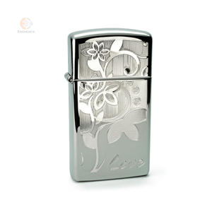 Zapalniczka Zippo Slim Love Flower z Twoim grawerem - 2838439134