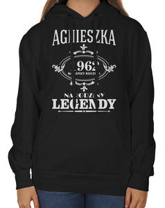 Bluza z kapturem damska Narodziny Legendy z Twoim imieniem i dat - 2861731823