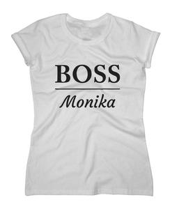 Koszulka damska z nadrukiem Boss z imieniem - 2861732000