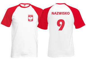 Koszulka kibica reprezentacji Polski z nazwiskiem i numerem W04 - 2861732036
