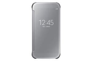 Samsung Etui Clear View Cover Srebrne do Galaxy S6 EF-ZG920BSEGWW - srebrny - 2826474716