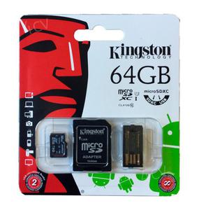 KINGSTON Karta Pamici microSDXC 64GB z adapterem SD i czytnikiem USB (MBLY10G2/64GB) - 2856165279