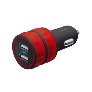 TRUST URBAN adowarka Samochodowa DUAL USB Czerwona (20157) - 2846499691