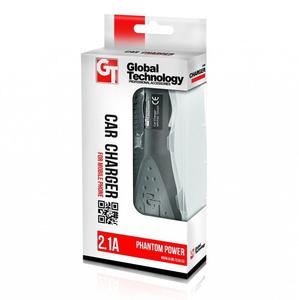 adowarka Global Technology GT Phantom 2.1A Czarna USB 3.0 - 2856676896