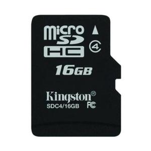 KINGSTON Karta Pamici microSDHC 16GB bez adaptera (SDC4/16GBSP) - 2857476547