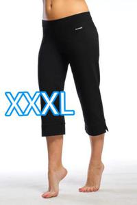 Spodnie damskie fitness RNX 222 czarny due rozmiary - 2845852757