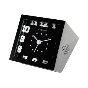 Nextime - zegar Be Square czarny - 2824446942