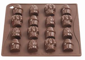 Pavoni - silikonowa forma czekoladowe pralinki Cupcakes - 2824447010