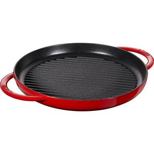 Staub - patelnia grillowa eliwna czerwona 30 cm