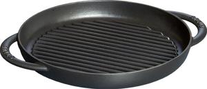 Staub - patelnia grillowa eliwna czarna 30 cm