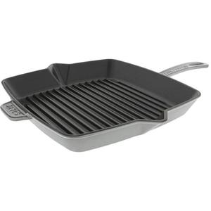 Staub - patelnia grillowa eliwna kwadratowa szara 30 cm x 30 cm