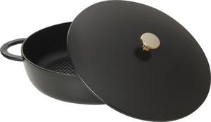 Staub - gboka patelnia eliwna Hexagon czarna 3,7 l 28 cm - 2824447587