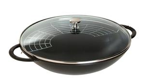 Staub - eliwny wok czarny 37 cm - 2824447599