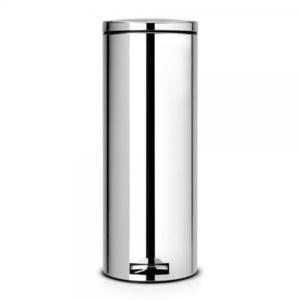 Brabantia - kosz pedaowy 20 L - Slimline, stal polerowana, SILENT - 2824447780