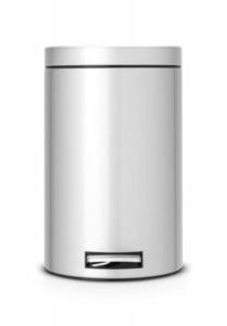 Brabantia - kosz pedaowy 12 L - metaliczny szary, Classic - 2824447813