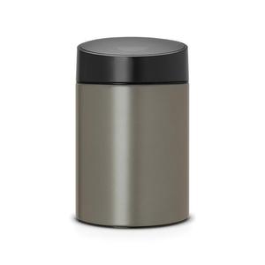 Brabantia - kosz na mieci Slide Bin - 5 L, platynowy - 2824447942