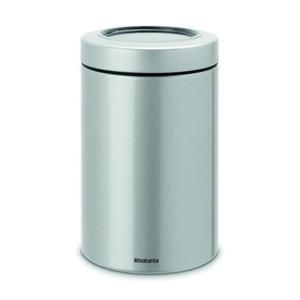 Brabantia - pojemnik kuchenne z okienkiem w pokrywie 1,4 l metaliczny szary - 2824448012