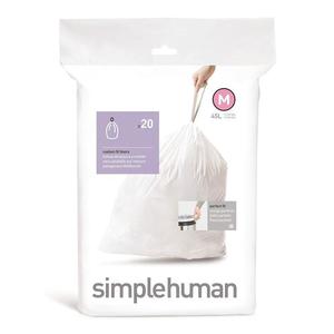 Simple Human - worki na mieci 20 szt. rozmiar M 45 l - 2845191602