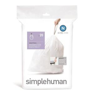 Simple Human - worki na mieci 20 szt. rozmiar N 45-50 l - 2824449721