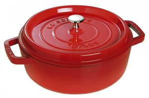 Staub - niski garnek brytfanna eliwna winiowa 3,8 l 26 cm - 2824450231