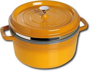 Staub - garnek brytfanna eliwna z wkadem do gotowania na parze ta 4,6 l 26 cm - 2824450238