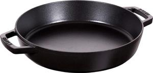 Staub - gboka patelnia eliwna 26 cm czarna - 2842663057