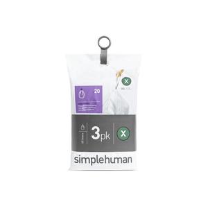 Simple Human - worki na mieci 60 szt. rozmiar X 80 l - 2838737540