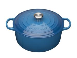 LeCreuset - brytfanna eliwna emaliowana Signature okrga 24 cm 4,2 l marsylska - 2840729992