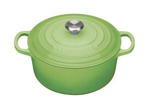 LeCreuset - brytfanna eliwna emaliowana Signature okrga 22 cm 3,3 l palmowa - 2840729998