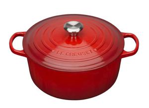 LeCreuset - brytfanna eliwna emaliowana Signature okrga 20 cm 2,4 l winiowa - 2840730008