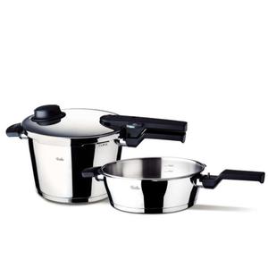 Fissler - zestaw szybkowar 4.5 l + patelnia szybkowarowa 2.5 l Vitavit Comfort - 2824444559