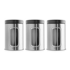 Brabantia - pojemniki kuchenne Matt Steel FPP - 2824443582