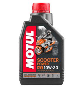 Olej silnikowy syntetyczny 4T Motul Scooter Power 10W-30 MB 1L (105936) - 2873738355