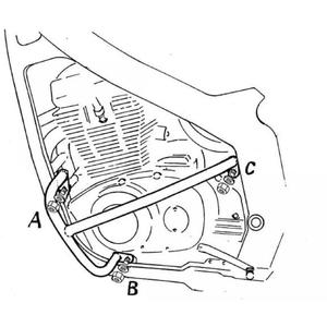 Gmole silnika Hepcko & Becker do Suzuki GS 500 E (1989-2000)/GS 500 (2001-2008)/GS 500 F - 2873952790