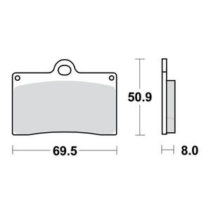 Klocki hamulcowe TRW MCB540TRQ do Honda ST 1100 A Pan European ABS, ST 1100 A Pan European Jubi ABS