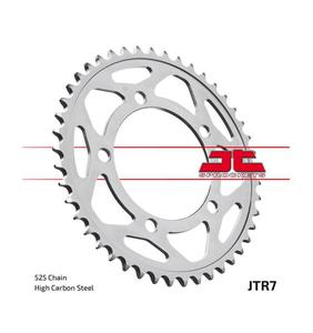 Zbatka tylna stalowa JT R7-44ZBK, 525/44z czarna do BMW