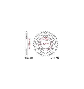 Zbatka tylna stalowa JT R746.39, 520/39z do Ducati